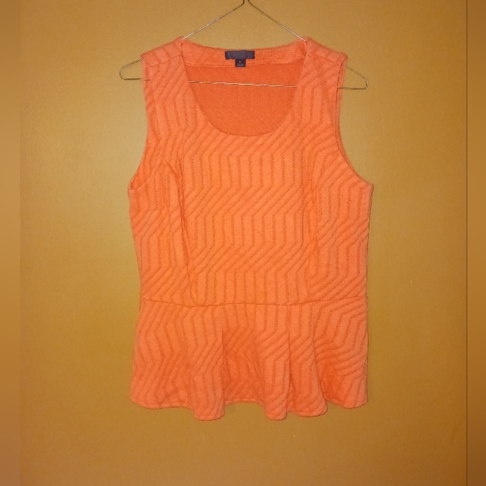 Worthington Womens orange tank top blouse